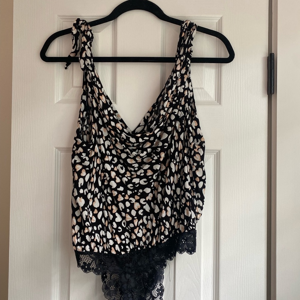 Free People Bare It All Bodysuit Cheetah View 3